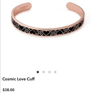 Alex and Ani cosmic love cuff (ROSE GOLD & BLACK)